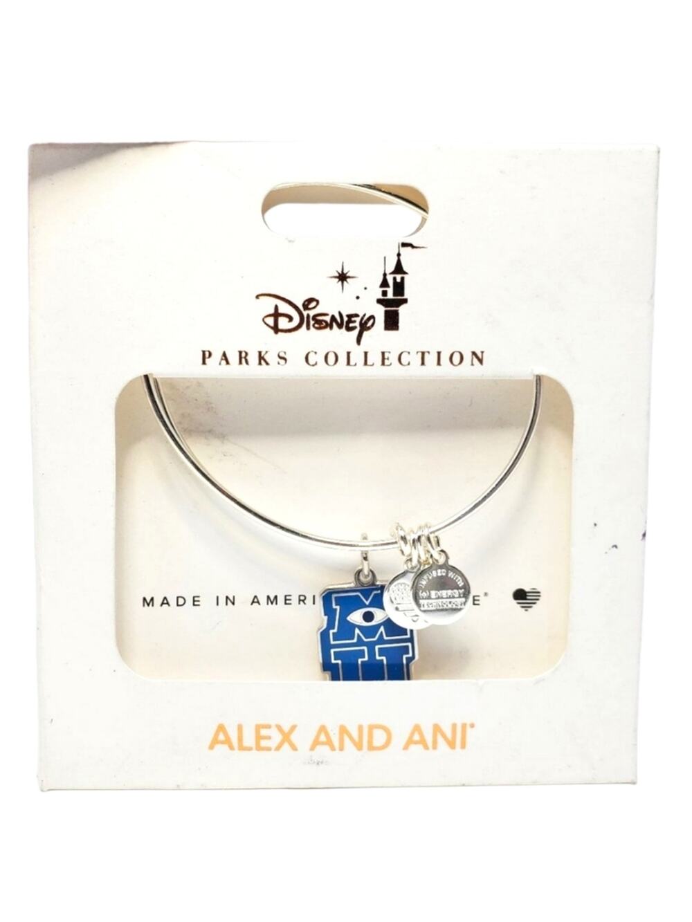 Disney Parks Alex and Ani Monsters University Charm Bracelet